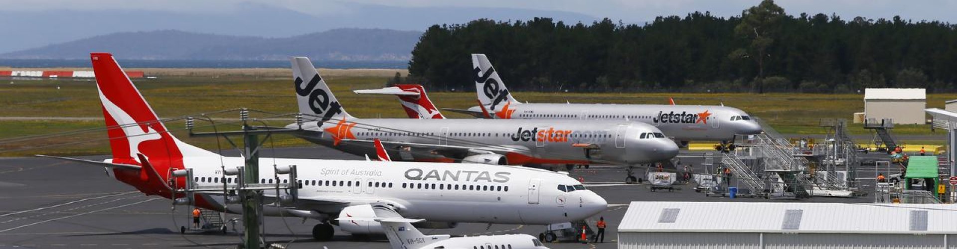 Family arrivals at Hobart Intl Airport, AU Airport