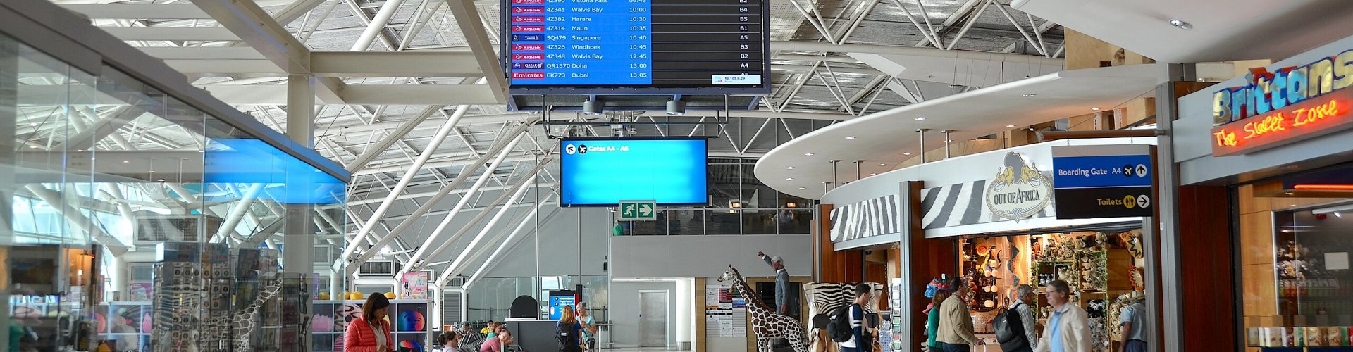 Family arrivals at Cape Town Airport, ZA Airport
