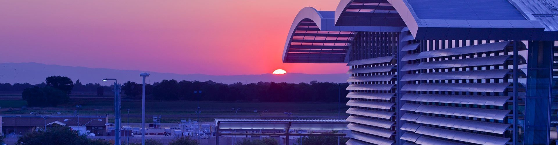 Family arrivals at Sacramento Intl Airport, CA, US Airport