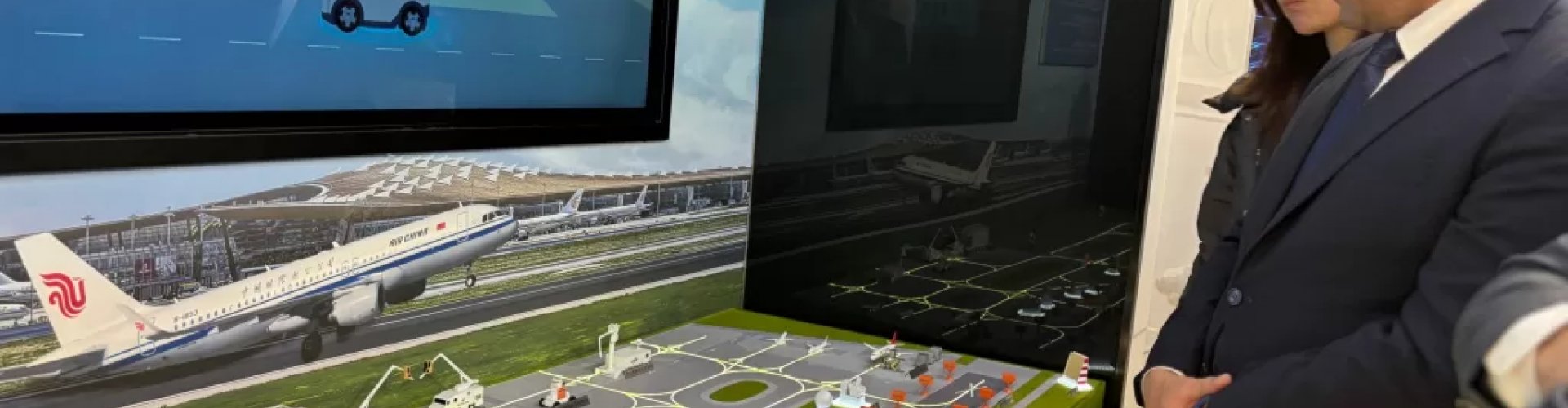 Sunset terminal shot at Cairo Airport, EG Airport