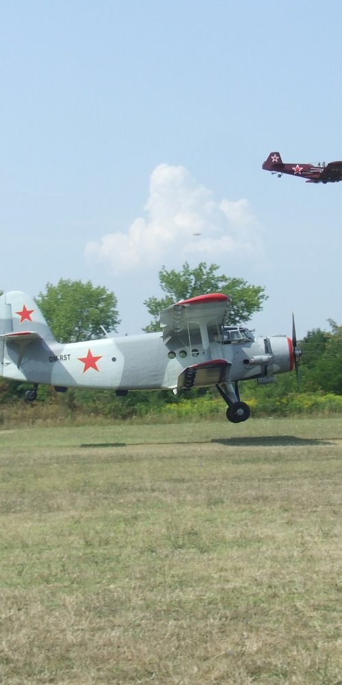 Mother and child at Miskolc Airport, HU Airport