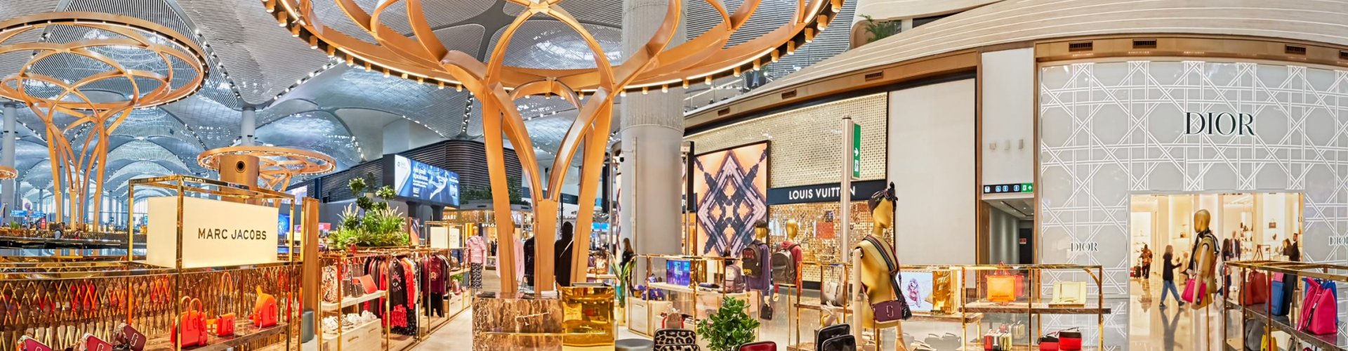 Sunset terminal shot at Istanbul Airport, TR Airport