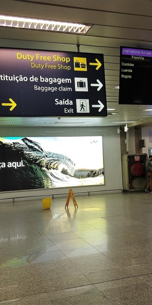 Colourful play area at Rio de Janeiro Airport