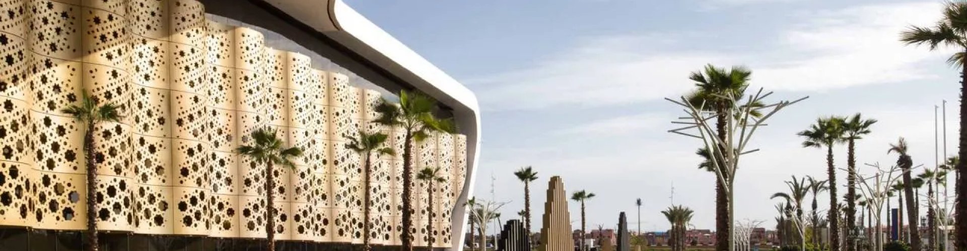 Sunset terminal shot at Menara Airport, MA Airport