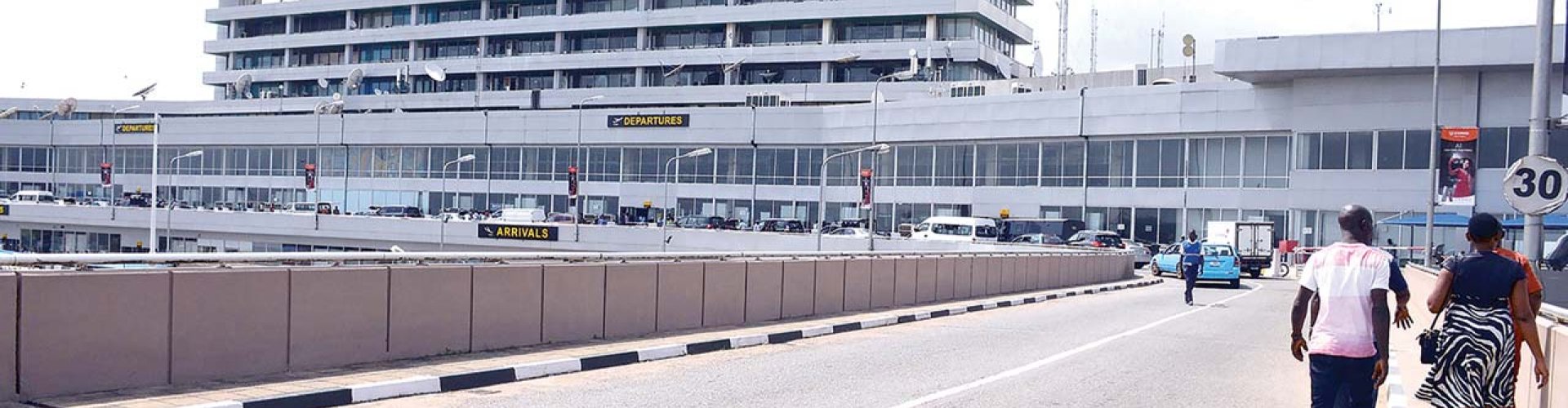 Family arrivals at Murtala Muhammed Airport, NG Airport