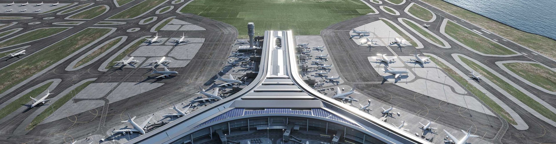 Play area at Hong Kong Intl Airport, HK Airport during off-peak hours