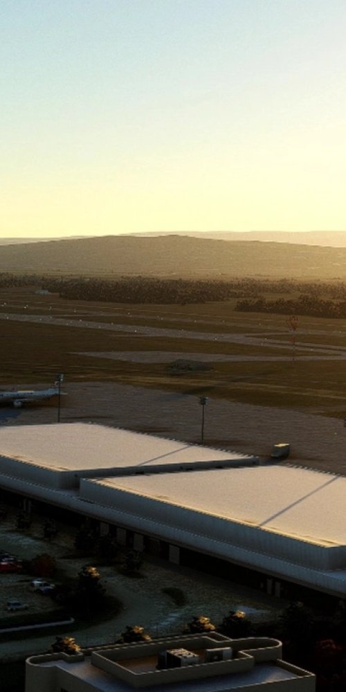Peaceful family area at Yenisehir Airport during off-peak hours