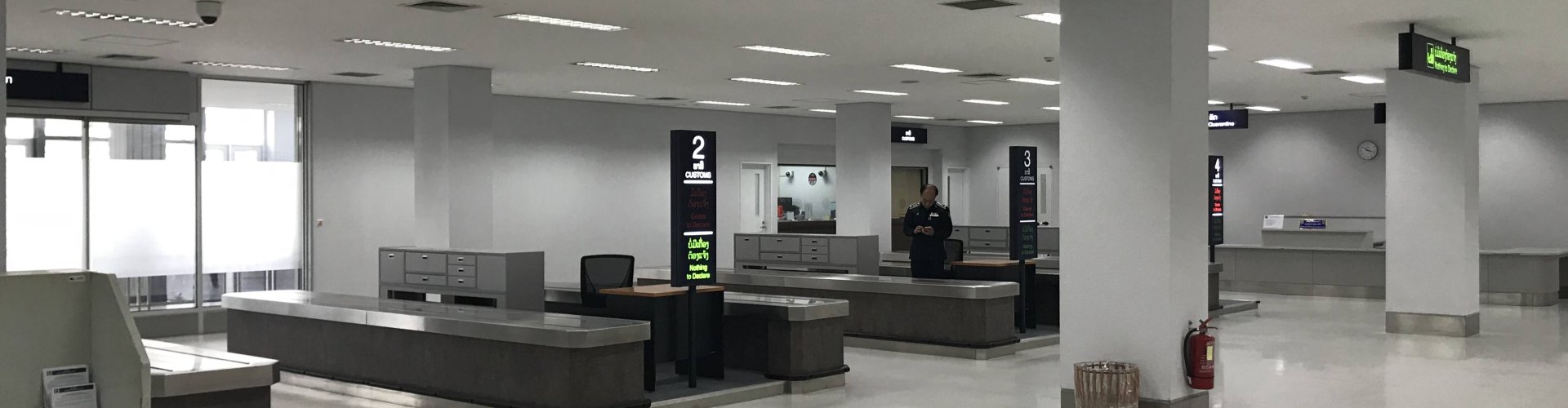 Family arrivals at Wattay Airport, LA Airport