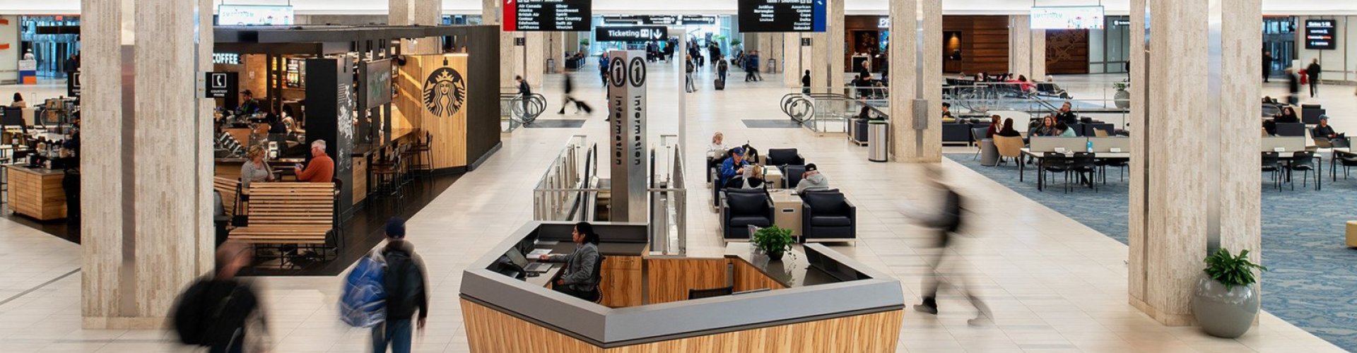 Family arrivals at Tampa Intl Airport, FL, US Airport