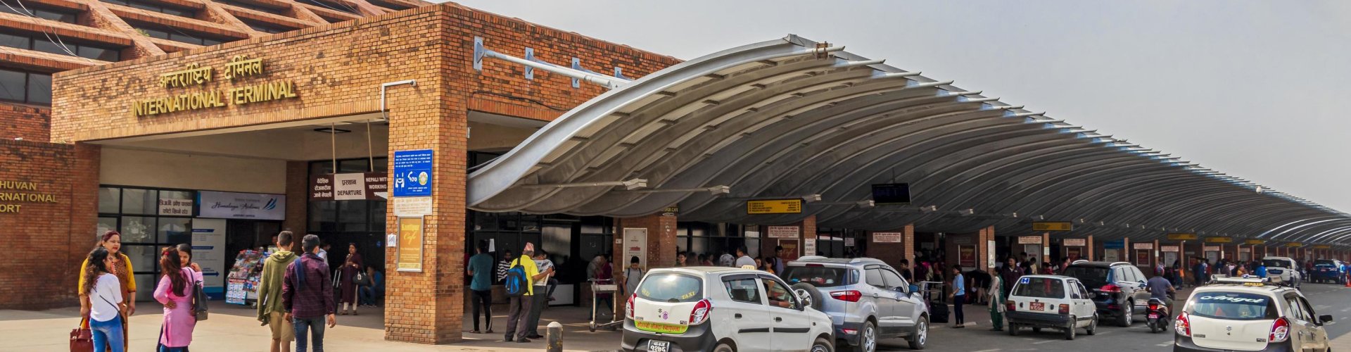 Sunset terminal shot at Tribhuvan Intl Airport