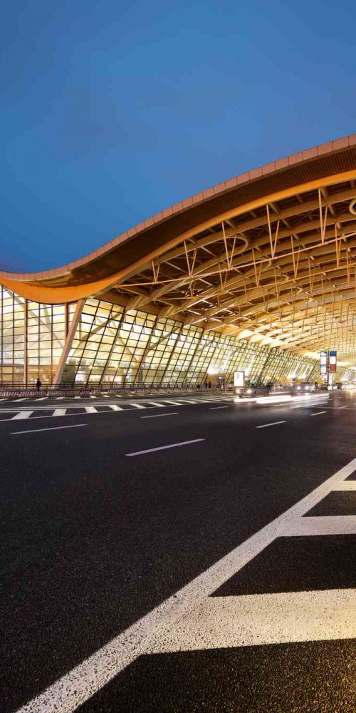 Play area with children at Shanghai Pudong Airport, CN Airport