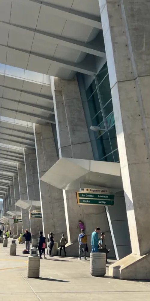 Child playing at San Diego International Airport play area