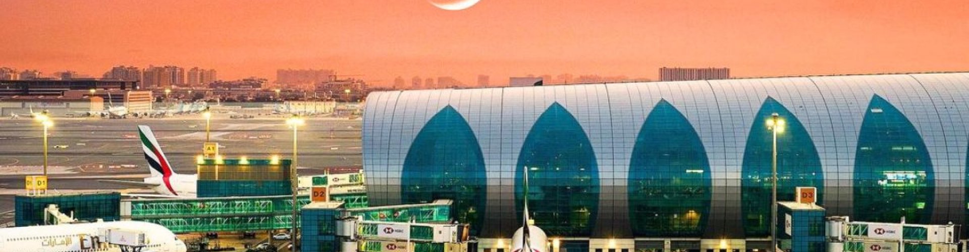 Family arrivals at Dubai International Airport, AE Airport