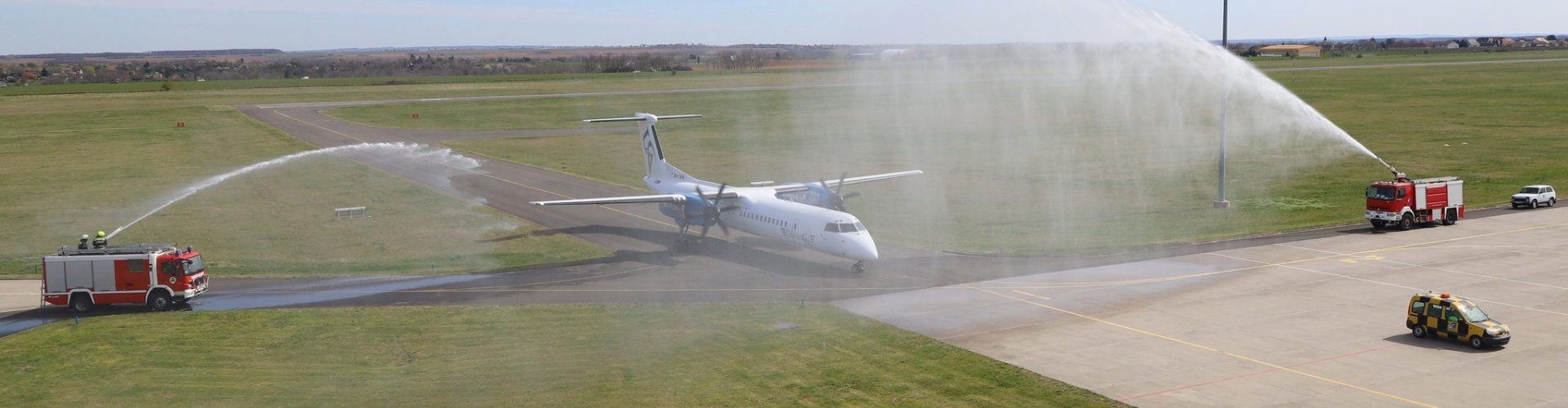Family arrivals at Miskolc Airport, HU Airport