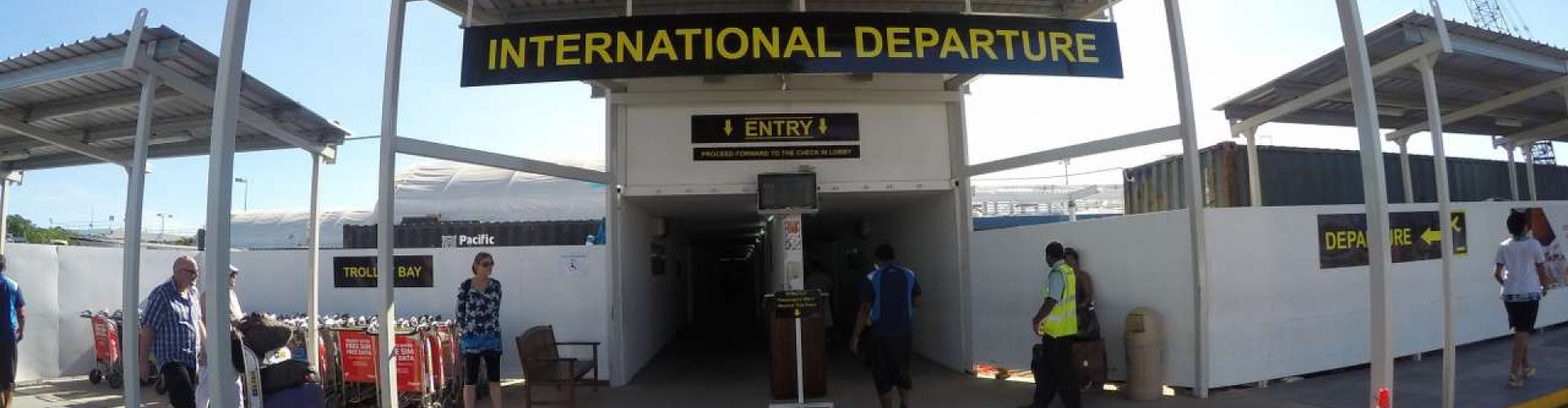 Family arrivals at Nadi Intl Airport, FJ Airport