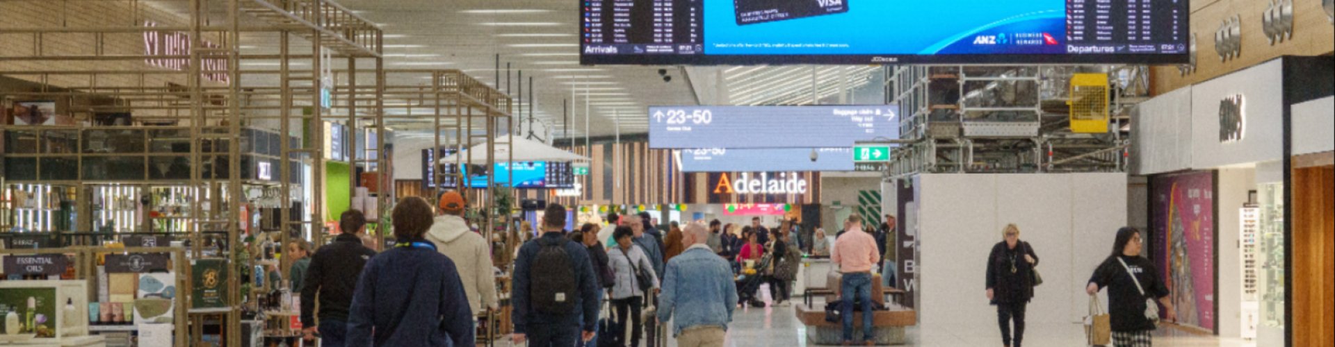 Family arrivals at Adelaide Airport, AU Airport