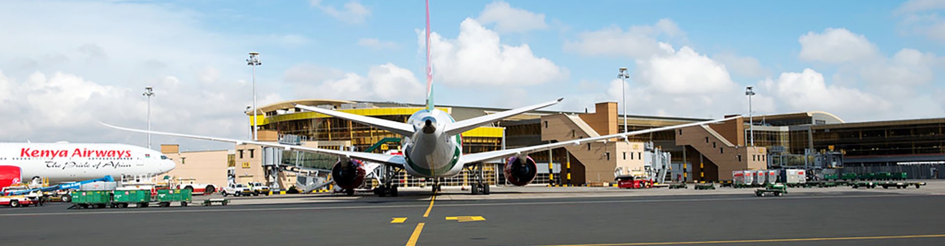 Sunset terminal shot at Kisumu Intl Airport, KE Airport