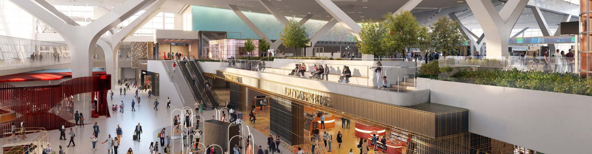 Family arrivals at John F. Kennedy International Airport, NY, US Airport